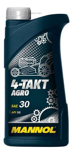Масло для садовой техники Mannol 4-Takt Agro SAE 30, 1 л