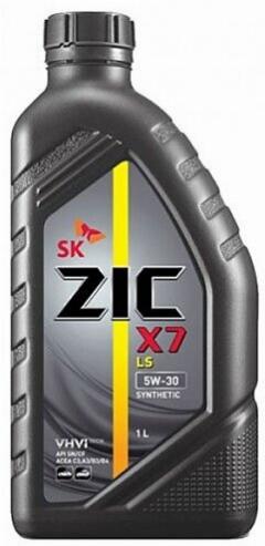 5W-30 X7 LS SN C3 1л (синт. мотор. масло) ZIC 132619