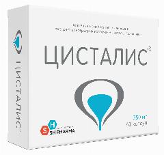 Цисталис капс, 350 мг, 60 шт.
