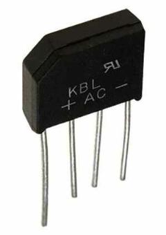 KBL406, выпрямительный диодный мост, 600В, 4А (KBL) = KBL06-E4/51 (8 шт.)
