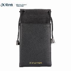 Keda Xunfei Voice Recorder Pen Dual-Layer Storage Bag, Velvet + PU Leather, Universal, Scratch-Resistant, Shockproof, Skin-Friendly Material, Convenient Storage