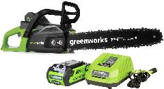 Пила аккумуляторная Greenworks 40 В 35 см