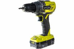 Компактная дрель-шуруповерт Ryobi ONE+ R18DD3-115S 5133005301, салатовый