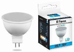 Лампа светодиодная Feron MR16 G5.3 5W 6400K Грибок матовая LB-24 25125, цвет /, материал /