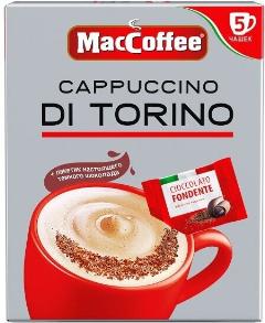 Кофейный напиток Maccoffee Капучино di Torino с шоколадной крошкой 5 шт
