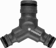Тройник GARDENA 2834-20, для шланга, пластик, 3/4", разветвитель