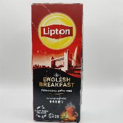 Чай черный Lipton English Breakfast 25 пакетиков по 2 г, 50 г (из Финляндии)