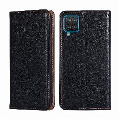 Чехол-книжка MyPads для  Samsung Galaxy A12 (SM-A125F) / Самсунг А12,(черный)