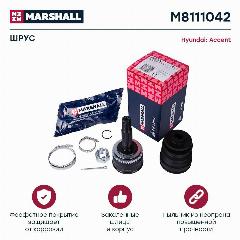 ШРУС внешний (с ABS) Hyundai Accent II (+тагаз) 00- (M8111042), Marshall, M8111042