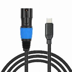 Выходной кабель USB типа C к XLR «папа» Plug and Play Тип C к XLR «папа», 3m