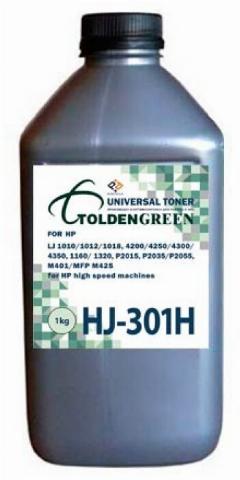Тонер HP Universal Type HJ-301H (фл.1 кг. Golden Green) Silver ATM, черный