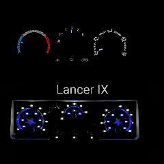 Подсветка блока печки Lancer IX, белый, синий
