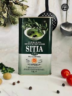 Оливковое Масло Sitia Extra Virgin, P.D.O, нерафинированное, 0,3%, 1 л Греция