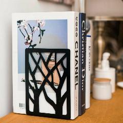 Ограничитель для книг и учебников, комплект 2 шт. черный 705-008B