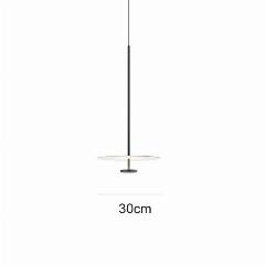 Подвесной светильник xiuxiu диск из железа и акрила, 30cm, Neutral light