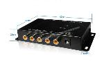 Автомобильный 4-ходовой композитный видеоразветвитель RCA, распределение, поддержка автомобильной камеры заднего вида, боковой просмотр, четыре камеры, блок управления, переключатель, 12 В, only box — фото 4