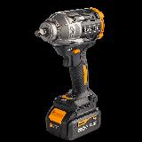 RUNTEC RT-IW1100 Гайковерт ударный аккумуляторный RUNTEC PRO 1/2", 20В, 2*4Ач, 1100Нм — фото 1