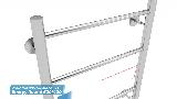 Электрический полотенцесушитель Energy Round 600x400 EETR0ROUND604000000 Хром нержавеющая сталь — фото 2