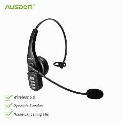 Беспроводная Bluetooth-гарнитура AUSDOM BW01 с шумоподавлением, черный, 160