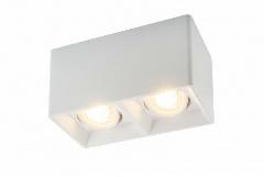 Denkirs (Денкирс) DK3035-WH Светильник накладной IP 20, 10 Вт, GU5.3, LED, белый, пластик