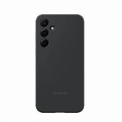 Оригинальный силиконовый чехол Samsung для Galaxy A55 5G, силиконовый защитный чехол с мягкой задней частью, противоударный EF-PA556, Black, Для Galaxy A55