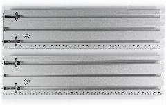 Комплект для фрезерного шаблона GlobalTOOLS KT RJ400, анодированный алюминий, 400мм