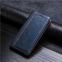 Чехол-книжка для ZTE Blade 20 Smart, чехол для ZTE Blade 20, кожаный чехол-накладка для телефона ZTE 20 Smart V1050, Магнитный чехол, Dark Blue, ZTE Blade 20 Smart, Leather and Silicone