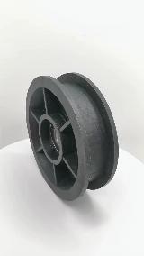 Ролик натяжения ремня культиваторов Champion BC5511,5512,5712,6611,6712,6612H,7712,7612Н/8713 ст. обр. (переднего хода большой) HY025, черный — фото 2