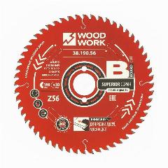 Диск пильный для ЛДСП 190x2,2/1,6x30 Z56 A10 Woodwork 38.190.56