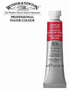 Акварель Winsor&Newton Акварель Winsor&Newton PROFESSIONAL туба 5мл, кадмий красный густой, 097 - кадмий красный густой