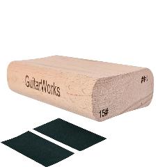 Двухсторонний шлифовальный блок для грифа из клена, 14 15 inch