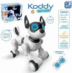 Робот радиоуправляемый «Собака Koddy», световые и звуковые эффекты, русская озвучка, 4376315, белый, 16x23x33.5 см