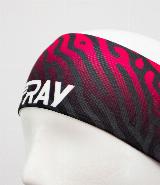Повязка RAY летняя облегчённая двухслойная RAY (UNI) для мужчин и женщин, принт тигр розовый 2 — фото 2