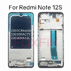 Рамка переднего экрана для Xiaomi Redmi Note 12S, сменная рамка переднего корпуса ЖК-дисплея 2303CRA44A 23030RAC7Y 2303ERA42L