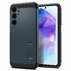 Чехол SPIGEN для Galaxy A55 - Tough Armor - Темно-синий - ACS07531, синий|темно-синий