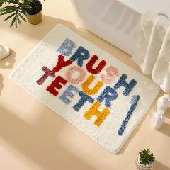 Inyahome микрофибра коврик для ванной, L brush, 40x60cm