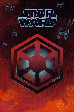 Открытка Star Wars: Dark Side, коричнево-красный