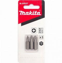 Бита Makita Рozidriv 1,2,3, хв-6-ти гран 1\4", 25мм,3шт