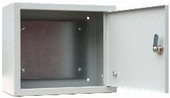 Щит с монтажной панелью ЩМП-02 IP31 RUCELF, навесной, металл, серый, 250x155x300 мм