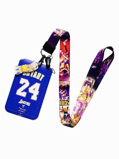 Чехол для пропуска на шею, Бейджик для пропуска - Коби Брайант LA Lakers NBA, 110*7