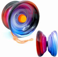 Йо-йо из металла. YoYo противоударный металлический. Игрушка Ёё. Цвет в ассортименте., разноцветный, 5.5x5.5x3.7 см