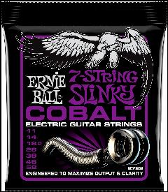 Струны для электрогитары Ernie Ball 2729 Power Slinky 7-string Cobalt 11-58, 4/4