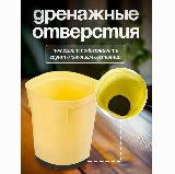 Набор горшков для рассады InGreen IG604310998, с дном, многоразовые, 400мл, микс — фото 4