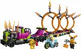 LEGO City Трюковый грузовик и огненное кольцо 60357 — фото 4