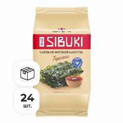 Чипсы из морской капусты Sibuki Терияки, 17 г х 24 шт