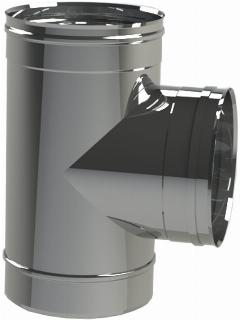 Сэндвич тройник D=150x210 мм (0,5/430*0,5/430) нерж+нерж