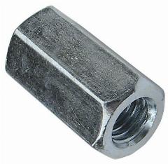 Гайка Fixer DIN 6334 М8, оцинкованная, удлиненная, сталь, 20 шт./уп., 13