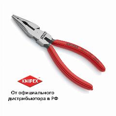Плоскогубцы KNIPEX комбинированные остроконечные с удлинёнными губками KN-0821145, красный