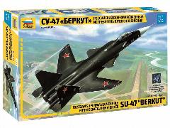 7215 Самолет Су-47 Беркут, разноцветный, 242x310x70 мм