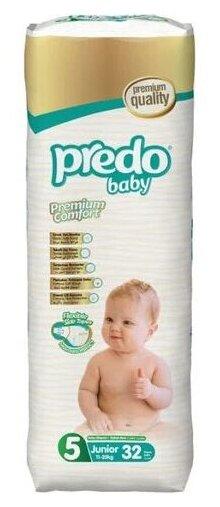 Predo baby Подгузники №5 (11-25кг) 32 шт, белый
